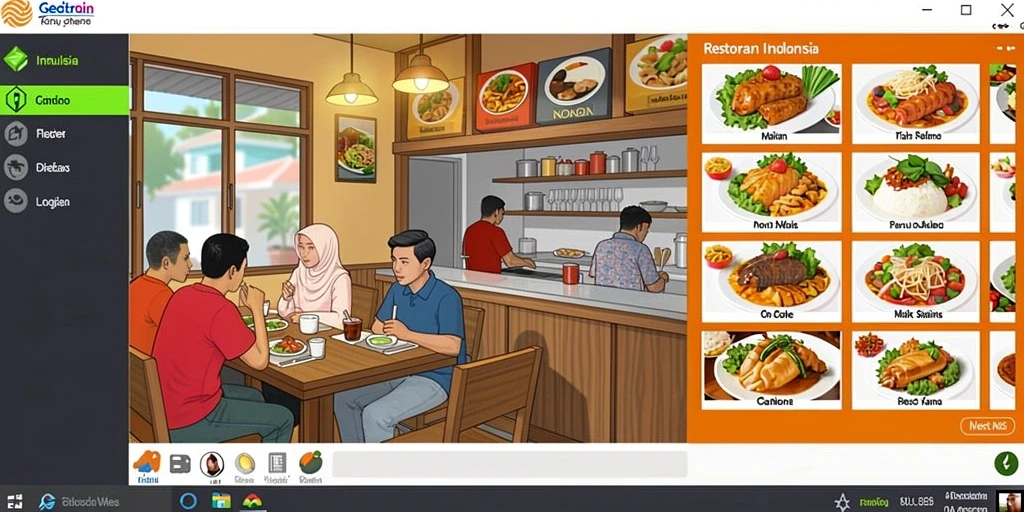 Tampilan grafis yang menarik dan memukau.