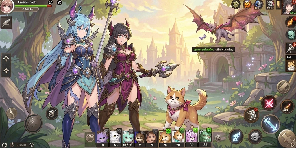 Tampilan antarmuka game yang menarik dan intuitif.