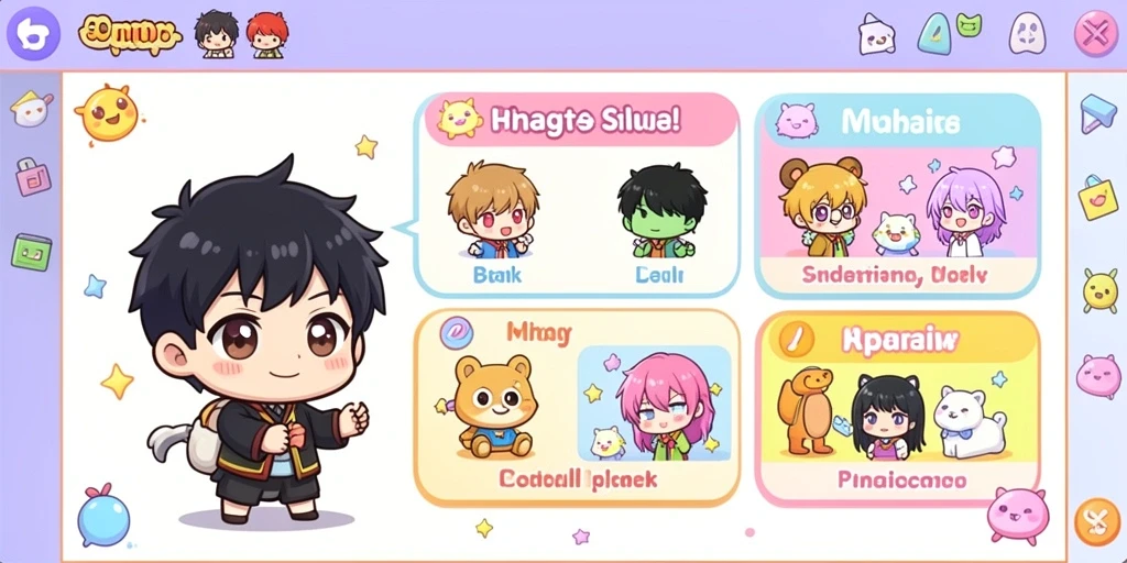 Screenshot aktivitas petualangan seru dalam game.