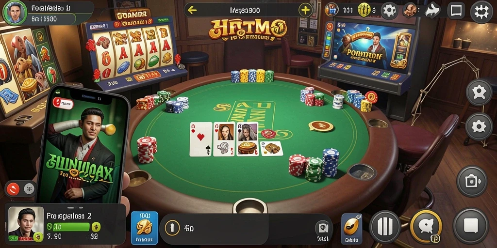 Tampilan permainan slot yang menarik dan interaktif.