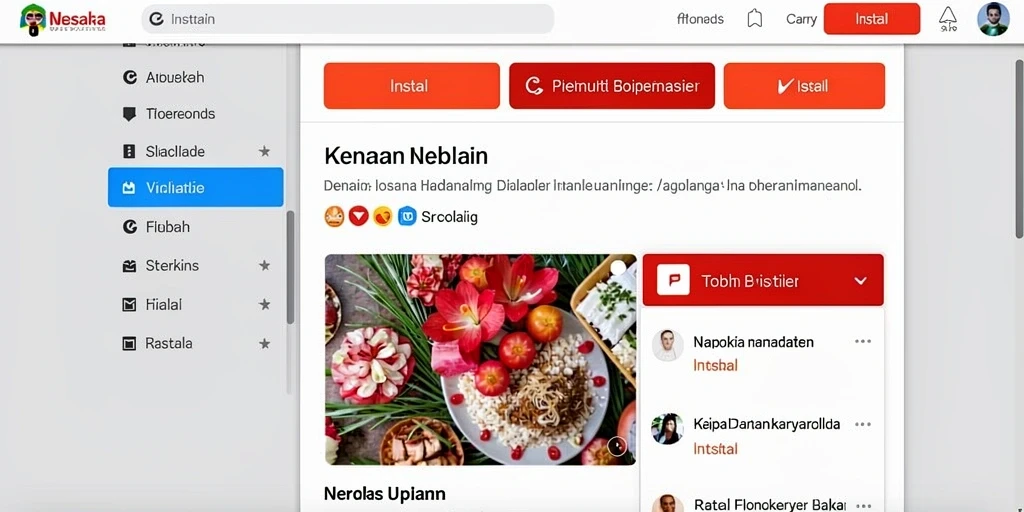 Tampilan antarmuka yang menarik dan user-friendly.