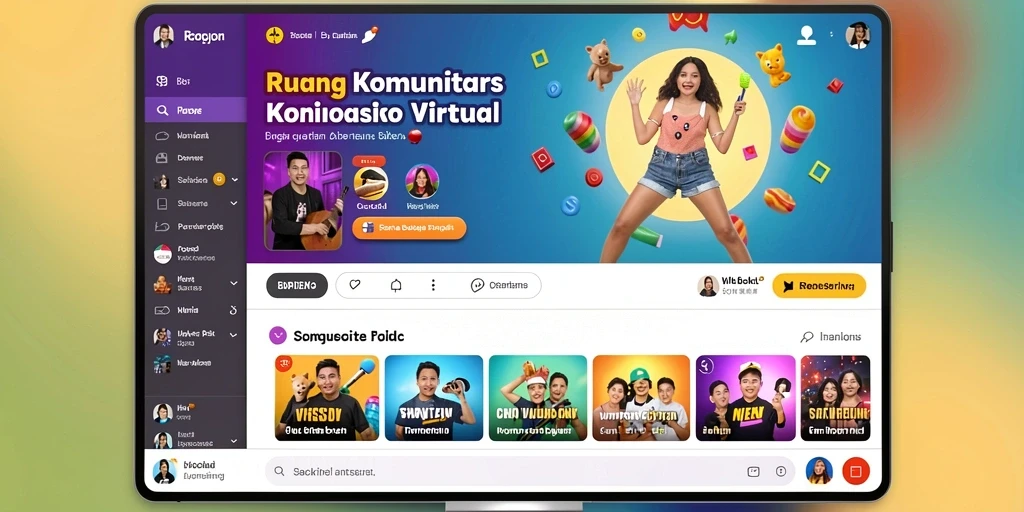 Tampilan antarmuka yang user-friendly dan menarik.