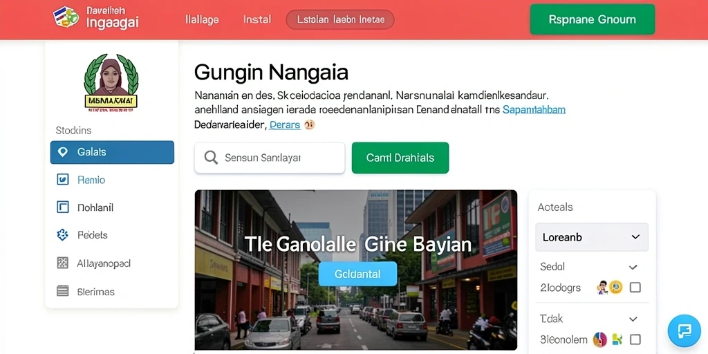 Tampilan antarmuka permainan yang menarik.