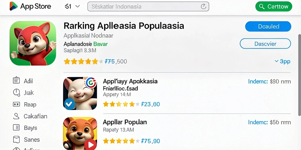 Tampilan awal permainan dengan antarmuka yang menarik.