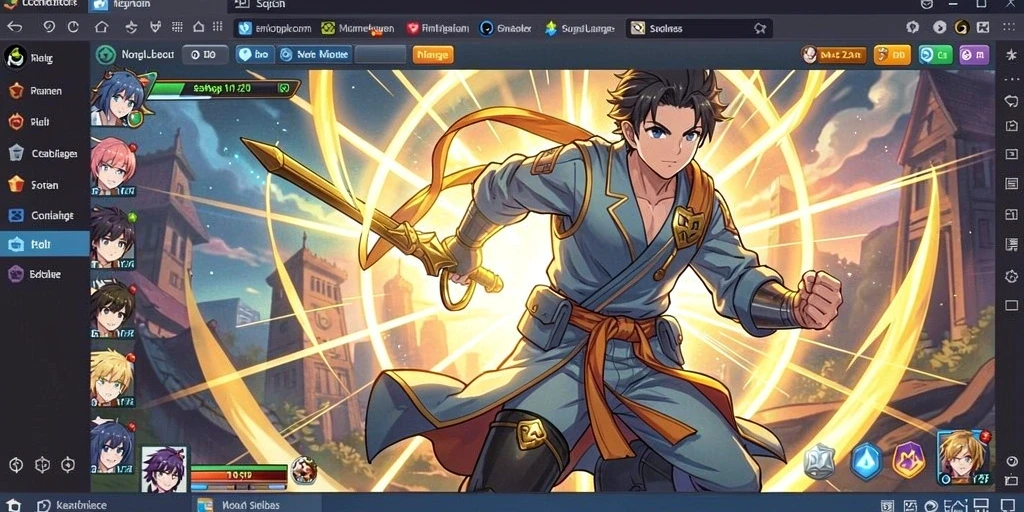 Tampilkan petualangan seru di dalam game.