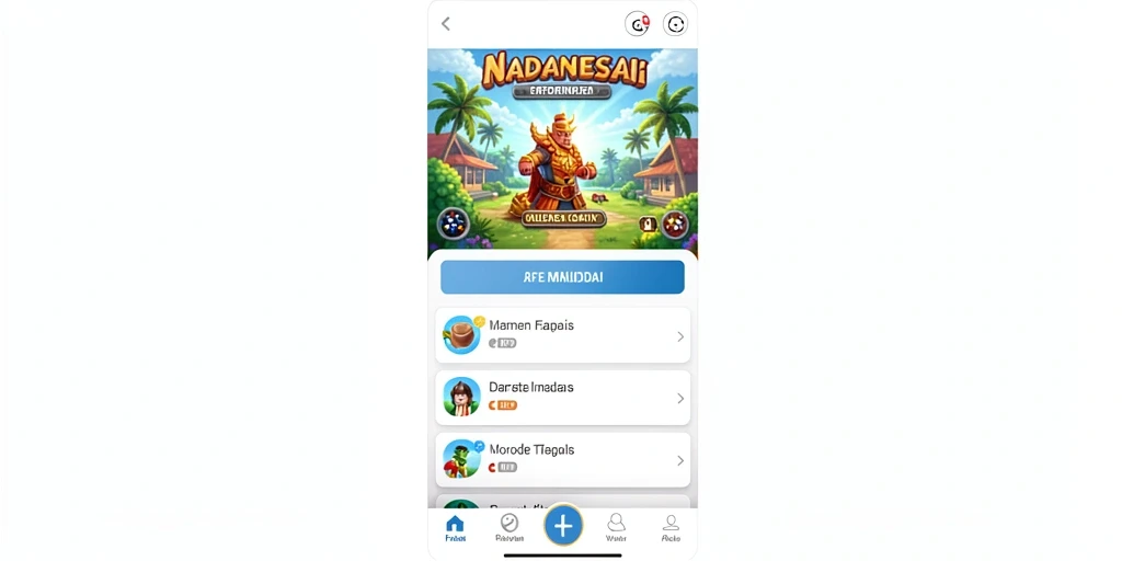 Screenshot menunjukkan tampilan antarmuka pengguna yang menarik.